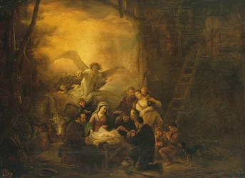 La adoración de los pastores, c.1650